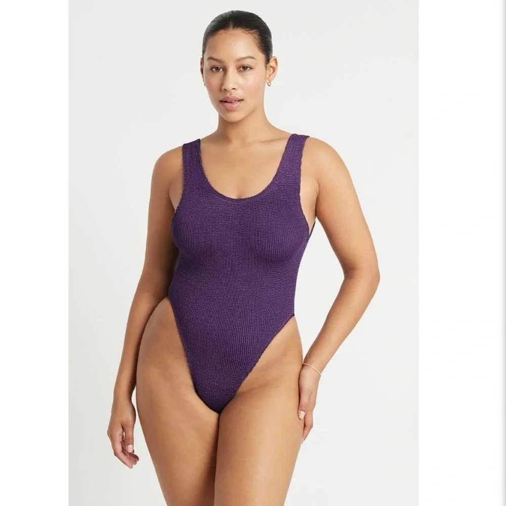 Bond-Eye Madison One Piece Swimsuit Dahlia Shimmer One Size - Picture 3 of 9